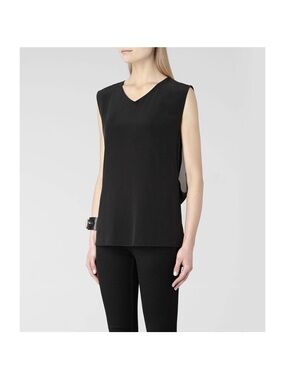 Allsaints Isabow Floral Silk Top